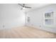 Spacious bedroom with carpet, ceiling fan, and large window at 14923 Almondell Dr, Huntersville, NC 28078