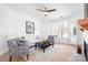 Bright living room with hardwood floors, neutral decor and comfortable seating at 14923 Almondell Dr, Huntersville, NC 28078