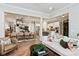 Open concept features a combined living, kitchen, and dining space perfect for entertaining at 20216 Shaffer Bach Ln, Charlotte, NC 28277