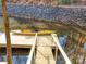 Private dock featuring a kayak, offering easy access to the waterway for recreational enjoyment at 2143 Manawa Ln, Tega Cay, SC 29708
