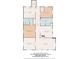 Detailed floor plan of a 1,680 sq ft home featuring kitchen, dining, living, and bedrooms at 224 E Steele St, Salisbury, NC 28144