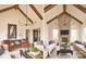 Spacious living room with vaulted ceilings, cozy seating, and stylish decor at 2270 New Gray Rock Rd, Fort Mill, SC 29708