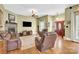 Inviting living room with fireplace, hardwood floors, and comfortable seating at 267 Ikerd Se Dr, Concord, NC 28025