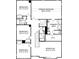 Second floor floorplan with bedrooms 2, 3, 5, flex area, and the primary bedroom with ensuite bathroom at 308 Balboa St, Matthews, NC 28104