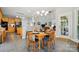 Charming dining area adjacent to kitchen, perfect for casual meals and entertaining at 6324 Old Fox Hunt Ln, Mint Hill, NC 28227