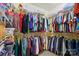 Spacious walk-in closet featuring wire shelving and ample hanging space for organized storage at 6324 Old Fox Hunt Ln, Mint Hill, NC 28227
