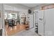 Bright kitchen area featuring a dining space, modern appliances, and stylish decorative elements at 716 Mooresville Rd, Salisbury, NC 28144