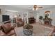 Spacious living room with hardwood floors, comfortable seating, and an open floor plan at 716 Mooresville Rd, Salisbury, NC 28144