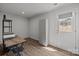 Bright office with desk, shelving, cabinet and exterior door offering convenience and functionality at 718 Dillon Way # 38, Fort Mill, SC 29715