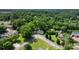 Expansive aerial view of a charming neighborhood with tree-lined streets and well-maintained homes at 73 20Th Sw Ave, Hickory, NC 28602