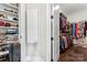 Spacious walk-in closet providing ample shelving and storage space at 9125 Dylan Ridge Ct, Concord, NC 28027