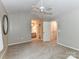 Spacious main bedroom with ensuite bath, neutral colors and large closet at 9530 Elizabeth Townes Ln, Charlotte, NC 28277