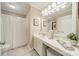 Bathroom with a shower and vanity at 9920 White Cascade Dr, Charlotte, NC 28269