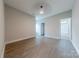 Bedroom featuring wood-look flooring and neutral paint at 1048 Harbor Bay Dr, Indian Land, SC 29707