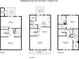 Floor plan of the basement, first and second floor of 10548 English Setter Way, Charlotte at 10548 English Setter Way, Charlotte, NC 28269