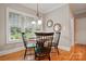 Cozy breakfast nook with natural light, perfect for casual dining and enjoying morning coffee at 10607 Newberry Park Ln, Charlotte, NC 28277