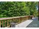 Spacious outdoor deck overlooking backyard greenery at 10607 Newberry Park Ln, Charlotte, NC 28277