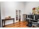 Spacious office with hardwood floors and a glass-paned door at 10874 Rise Ln, Fort Mill, SC 29707