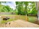 Spacious backyard deck perfect for outdoor gatherings and grilling in the backyard at 110 Eighth St, York, SC 29745