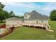 Large backyard featuring a multi-tiered deck and a fenced in pool at 112 Ocean Dr, Shelby, NC 28152