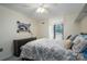 This bedroom features carpet floors, natural light, and shelving at 112 Ocean Dr, Shelby, NC 28152
