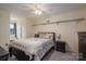 This bedroom features carpet floors, natural light, and shelving at 112 Ocean Dr, Shelby, NC 28152