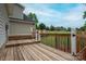 Inviting wooden deck with ample space for outdoor seating and entertaining at 112 Ocean Dr, Shelby, NC 28152