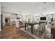 Spacious living area with open layout, seamlessly connecting the kitchen, dining, and living spaces at 1229 Margo Mannor Dr, Fort Mill, SC 29708