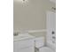 Cozy bathroom with white vanity and bathtub with white tile at 127 Walnut Cove Dr # D, Mooresville, NC 28117