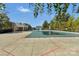 Community pool with safety tarp at 127 Walnut Cove Dr # D, Mooresville, NC 28117