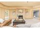 Finished basement living area with a fireplace, plush couches, and neutral carpet at 1405 Saratoga Woods Dr, Waxhaw, NC 28173