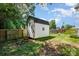Backyard shed with fencing at 159 Pitts School Nw Rd, Concord, NC 28027