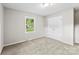 Neutral bedroom with carpet flooring, closet space and natural lighting at 1606 Northwoods Dr, Kings Mountain, NC 28086