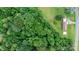 Expansive property featuring lush greenery, trees, and a charming home with an outbuilding at 1691 Hill River Rd, Hiddenite, NC 28636