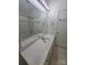 Functional bathroom featuring a wide mirror and a shower-tub combo at 2924 Sedona Pl, Fort Mill, SC 29708