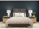 Serene bedroom featuring a stylish headboard, bedside tables, and elegant lamps at 4262 Skyboat Cir, Fort Mill, SC 29715