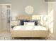 Bright bedroom featuring modern furniture, comfortable bed, and white walls at 4262 Skyboat Cir, Fort Mill, SC 29715