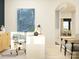 A bright home office with wood floors, natural light, and stylish furniture at 4262 Skyboat Cir, Fort Mill, SC 29715