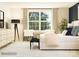 This bedroom features a large window, a dresser, and a seating area at 4262 Skyboat Cir, Fort Mill, SC 29715