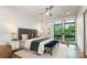 Bright bedroom with stylish decor, hardwood floors, and abundant natural light at 428 E 33Rd St, Charlotte, NC 28205