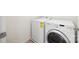 Laundry room area with a washing machine and a dryer visible at 444 Battery Cir, Clover, SC 29710