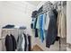 Well-organized walk-in closet with ample hanging and shelf storage at 444 Battery Cir, Clover, SC 29710