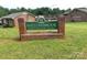 Willowbrook Condominium Homes community sign with brick base and manicured lawn at 484 Willow Spring Ln # B, Rock Hill, SC 29730