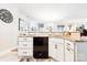 Kitchen view featuring granite countertops and black dishwasher in an open concept floorplan at 620 River Birch Dr, Salisbury, NC 28146