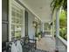 Inviting front porch featuring a comfortable bench and stylish outdoor decor at 628 Bracket St, Fort Mill, SC 29708