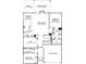 Detailed floor plan showcasing the layout of the home with bedrooms, kitchen, and living areas at 889 Exeter Dr, Sherrills Ford, NC 28673