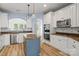 Well-equipped kitchen with stainless appliances, granite counters, and a functional center island at 1009 Jerry Ln, Matthews, NC 28105