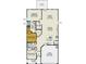 Detailed floor plan showcasing the layout of the home, including bedrooms, kitchen, and living areas at 1071 Bull Dog Ln, Wingate, NC 28174