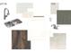 Kitchen material board with sink, faucet, flooring and cabinet samples at 1074 Bull Dog Ln, Wingate, NC 28174