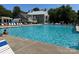 A large, inviting community pool offers a refreshing escape on a sunny day at 14034 Holly Springs Dr, Huntersville, NC 28078